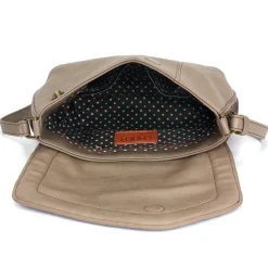 Braided Boho Crossbody - Warm Gray