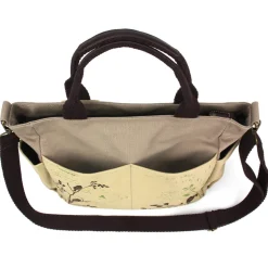 Canvas Print Pocket Tote - Bird