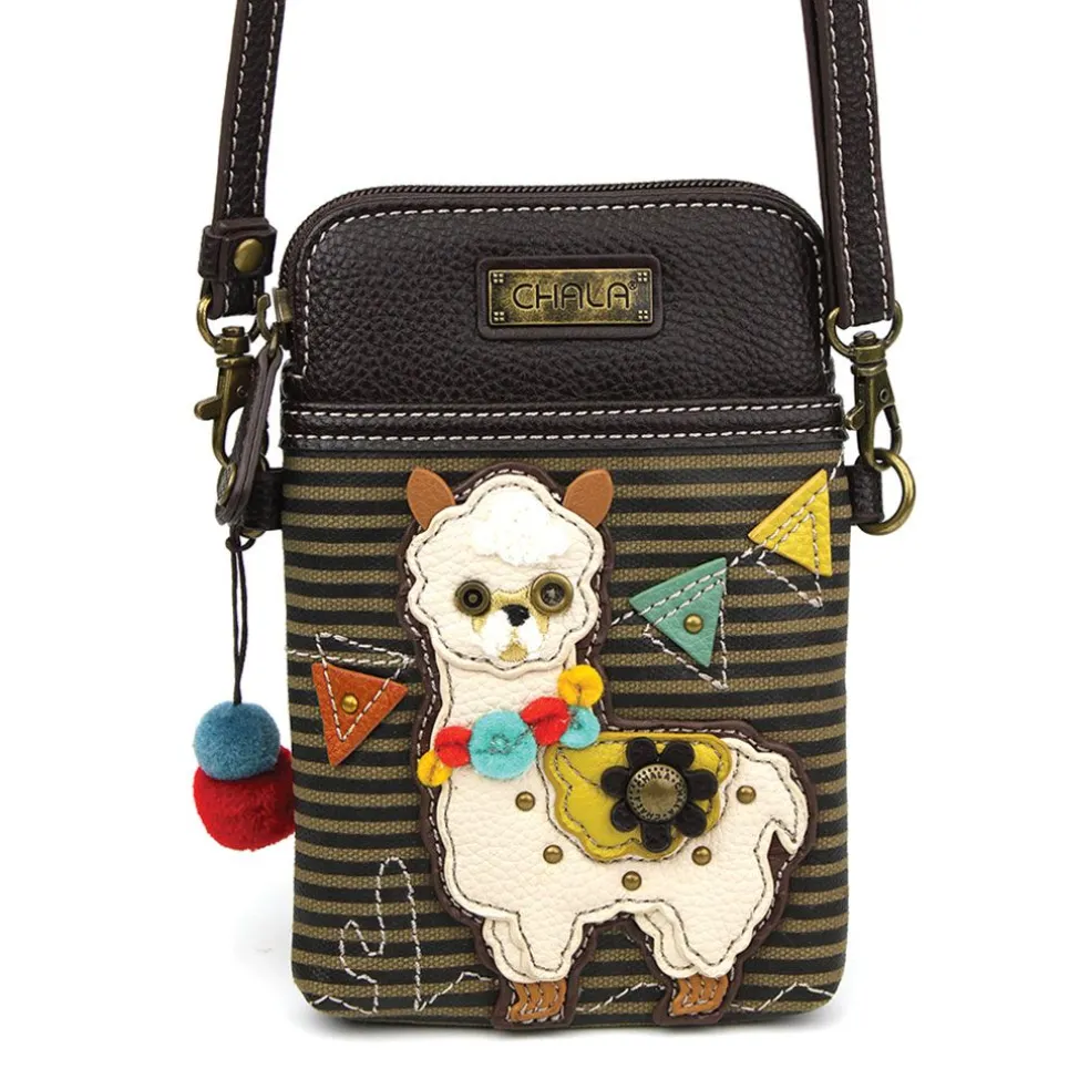 Cellphone Xbody - Llama (Olive Stripe)