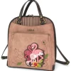 Convertible Backpack Purse - Flamingo Group