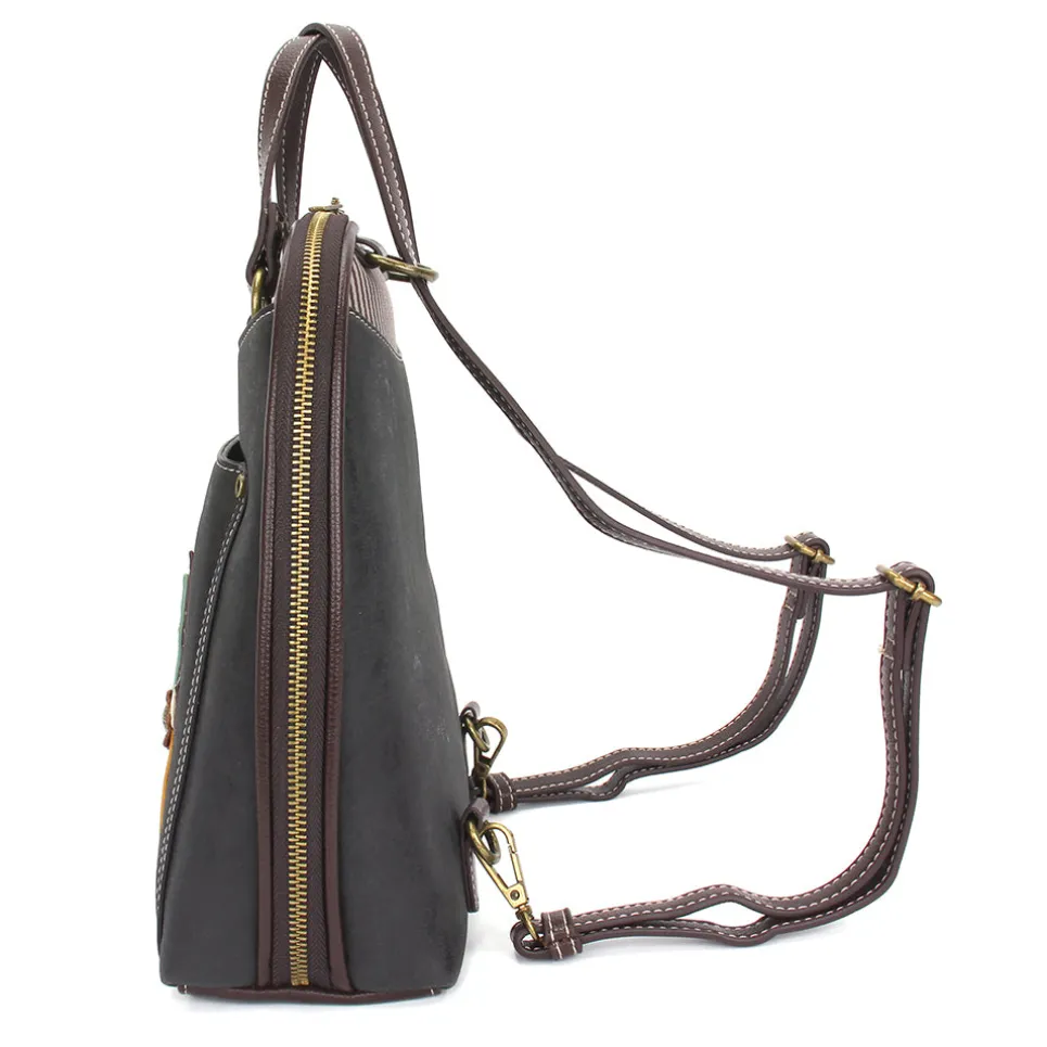 Convertible Backpack Purse - Dragonfly