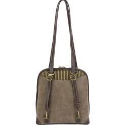 Convertible Backpack Purse - Mushrooms