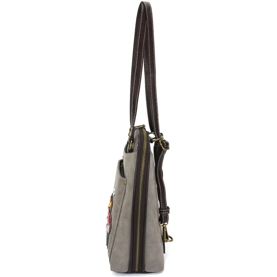 Convertible Backpack Purse - Bicycle