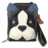 Cute-C - Credit Card Holder / Wallet Wristlet - Boston Terrier