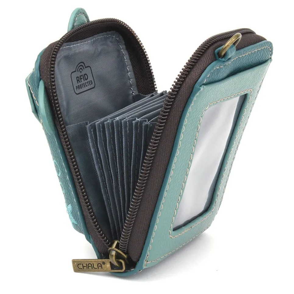 Cute-C - Credit Card Holder / Wallet Wristlet - Turtle