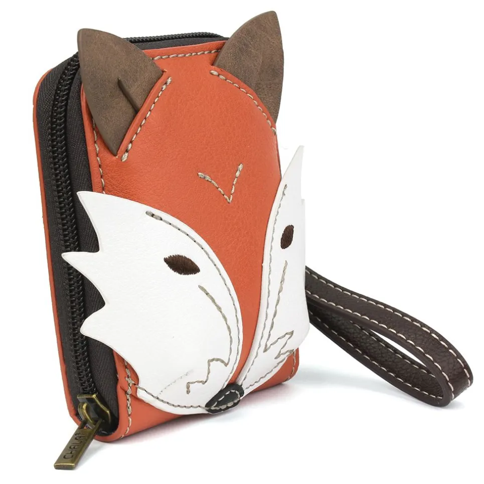 Cute-C - Credit Card Holder / Wallet Wristlet - Fox