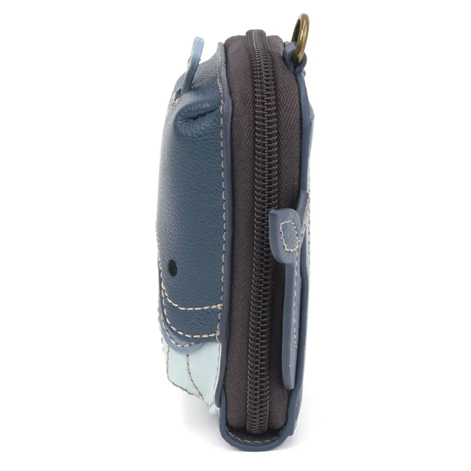 Cute-C - Credit Card Holder / Wallet Wristlet - Whale