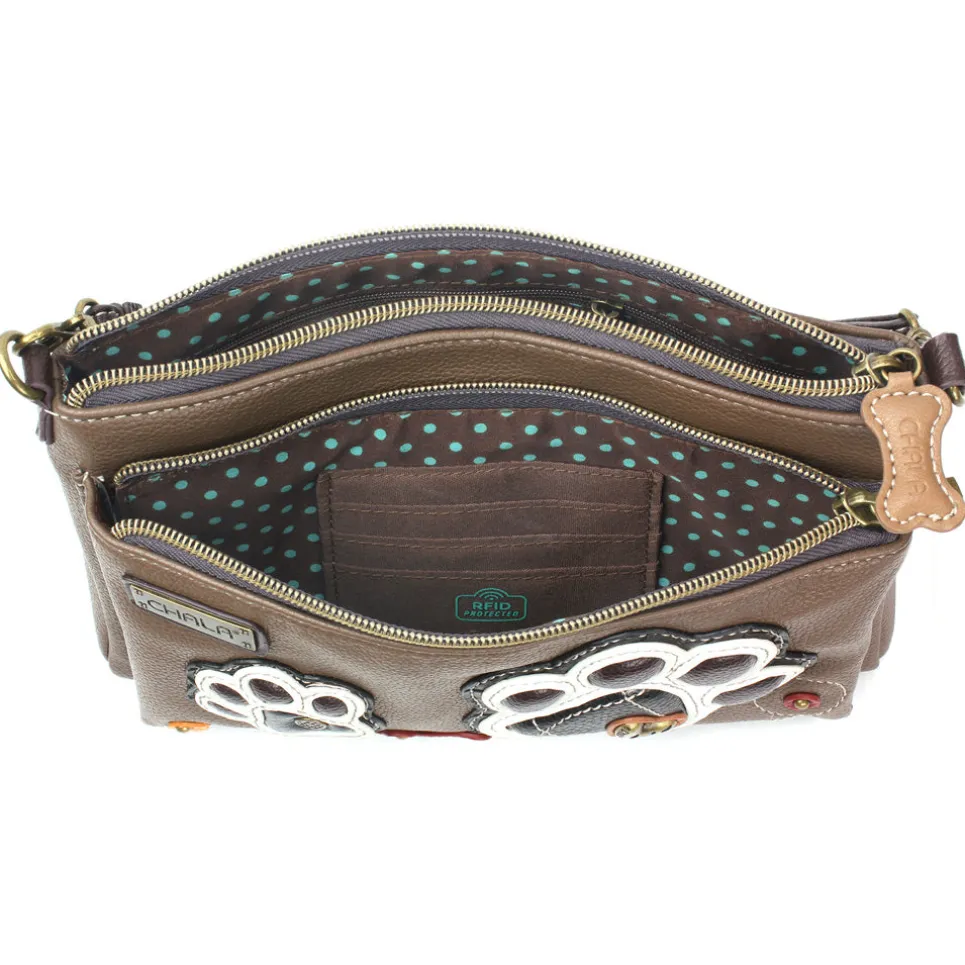 Deluxe Crossbody - Pawprint