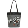 Deluxe Everyday Tote - Pawprint