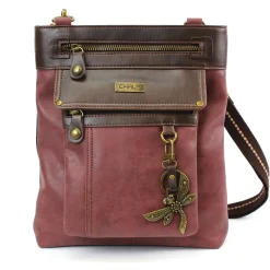 Gemini Crossbody - Burgundy