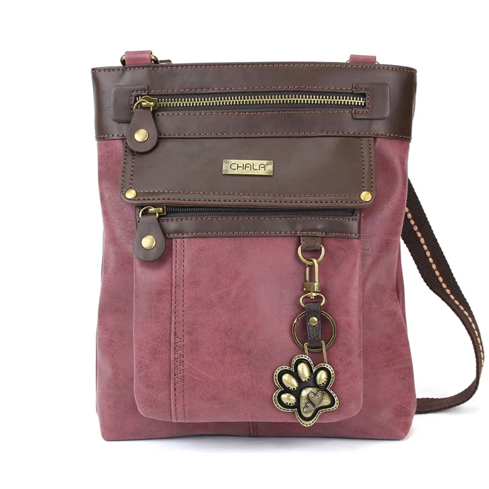 Gemini Crossbody - Burgundy