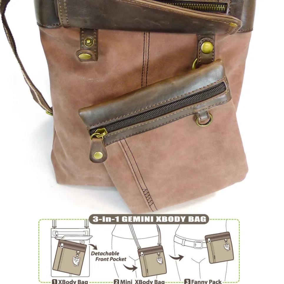 Gemini Crossbody - Dusty Rose