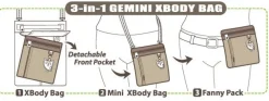 Gemini Crossbody - Indigo