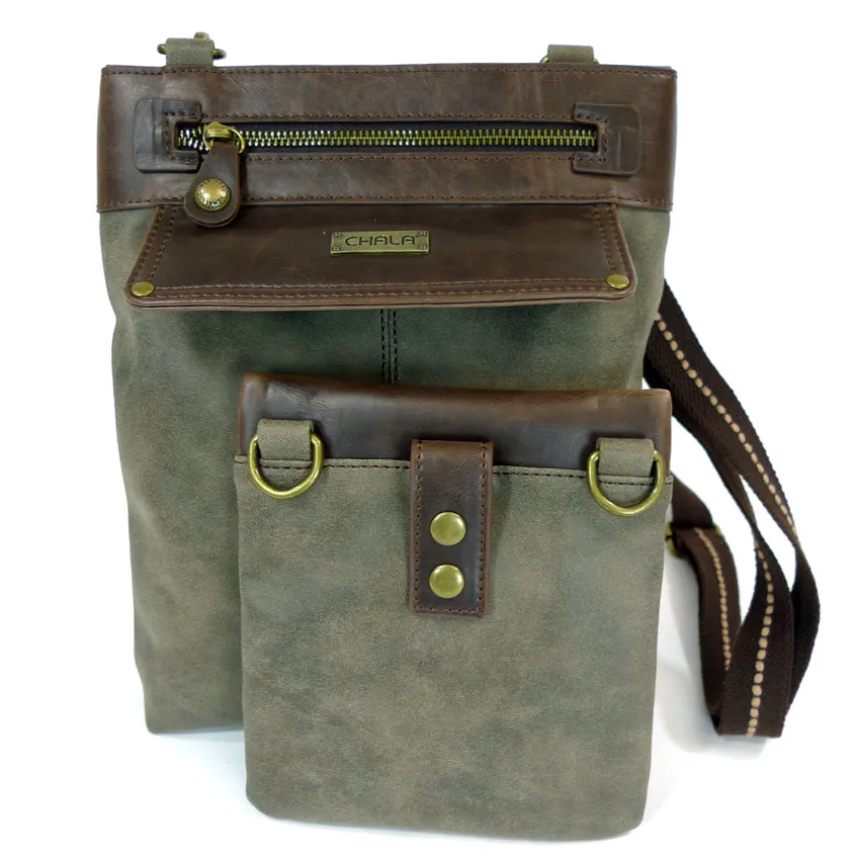 Gemini Crossbody - Stone Gray