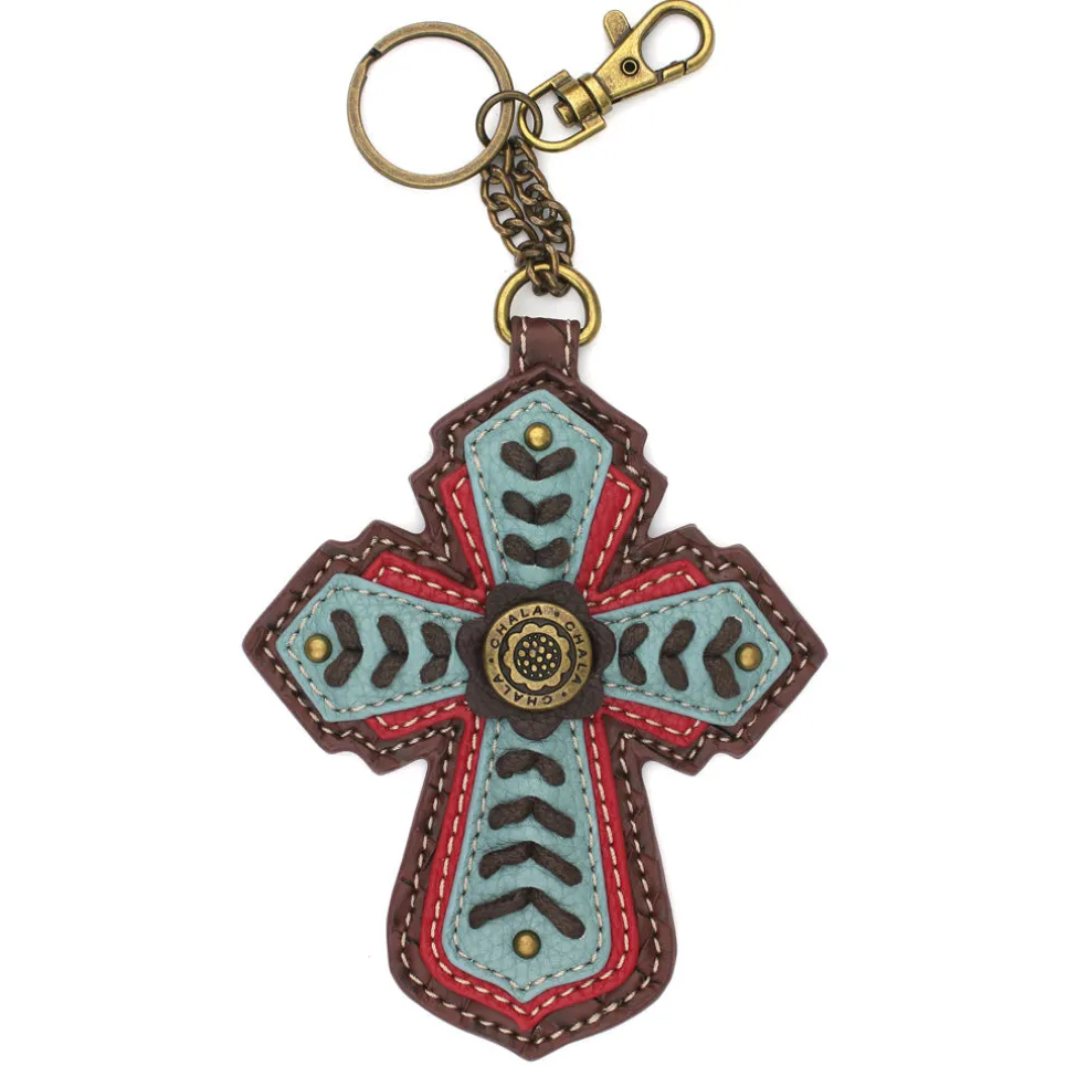 Key Fob - Chevron Cross