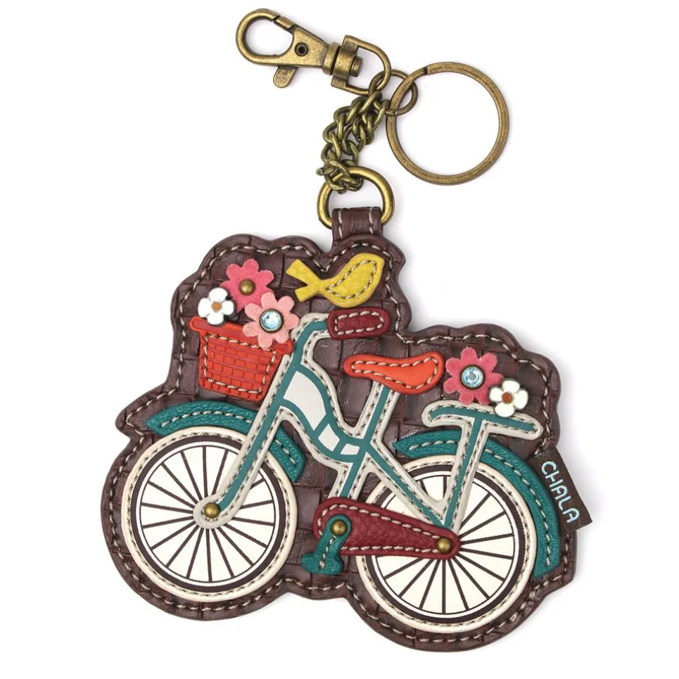 Key Fob/Coin Purse - Bicycle