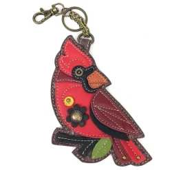 Key Fob/Coin Purse - Cardinal