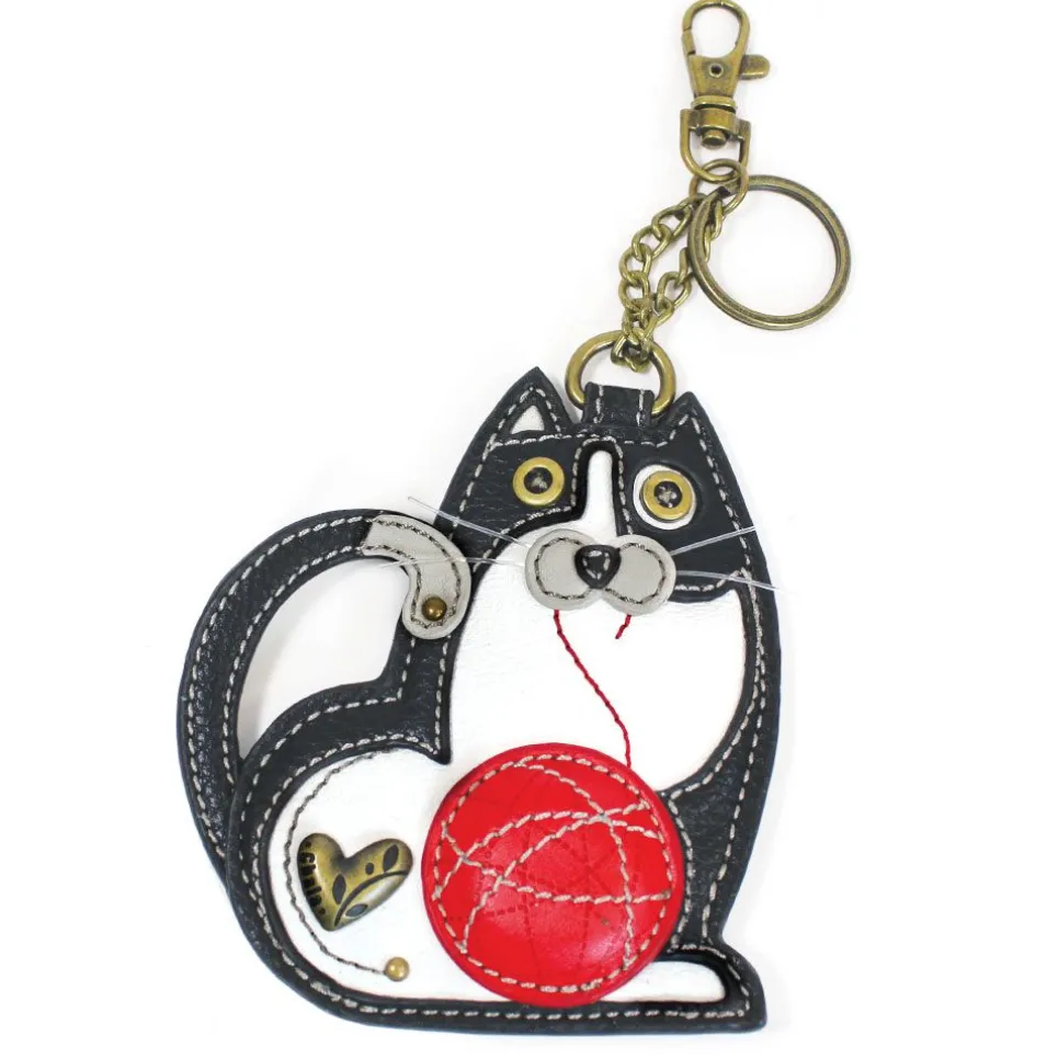 Key Fob/Coin Purse - Fat Cat