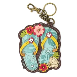Key Fob/Coin Purse - Flip Flops