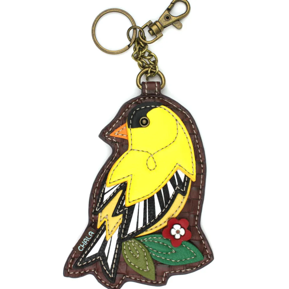 Key Fob/Coin Purse - Goldfinch