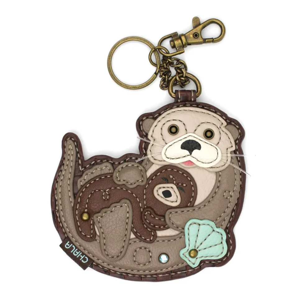 Key Fob/Coin Purse - Otters