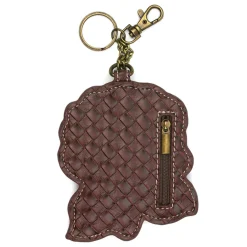 Key Fob/Coin Purse - Pink Hydrangea