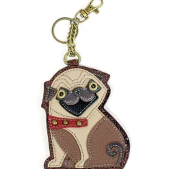 Key Fob/Coin Purse - Pug
