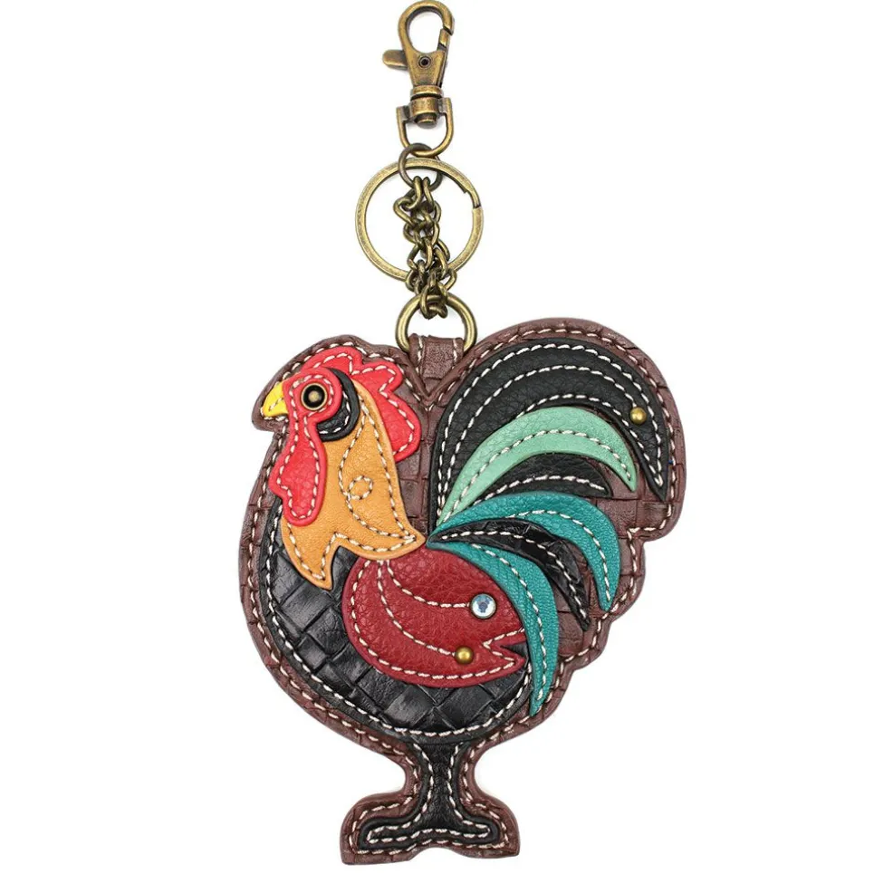 Key Fob/Coin Purse - Rooster