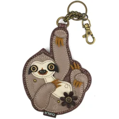 Key Fob/Coin Purse - Sloth