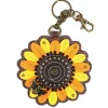 Key Fob/Coin Purse - Sunflower