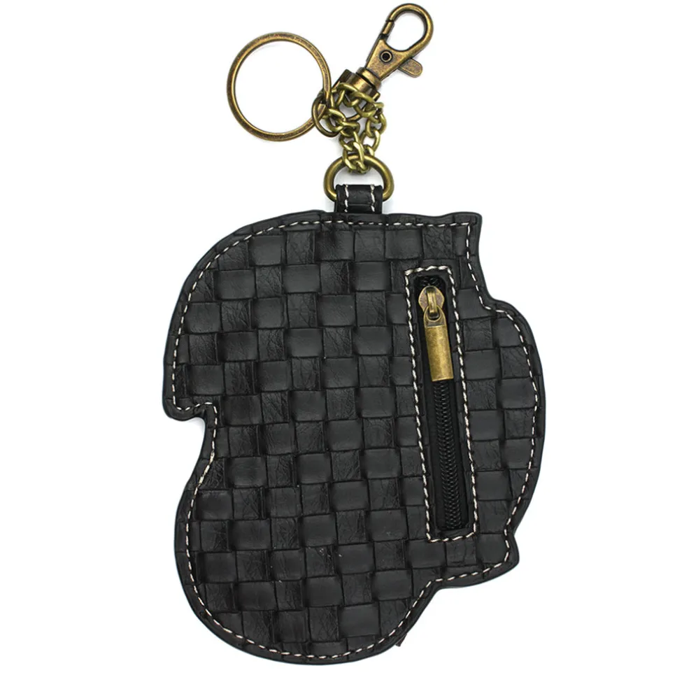 Key Fob/Coin Purse - Turquoise Dragon