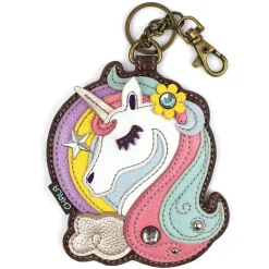 Key Fob/Coin Purse - Unicorn