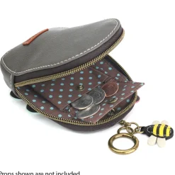 Mini Coin Purse Keychain - Daisy