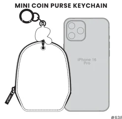 Mini Coin Purse Keychain - Gnome