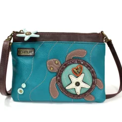 Mini Crossbody - Sea Turtle (Turquoise)