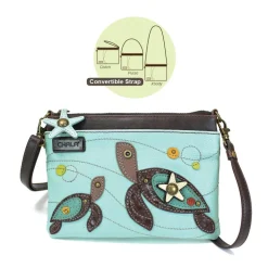 Mini Crossbody - Two Turtles