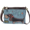 Mini Crossbody - Wiener Dog (Indigo)