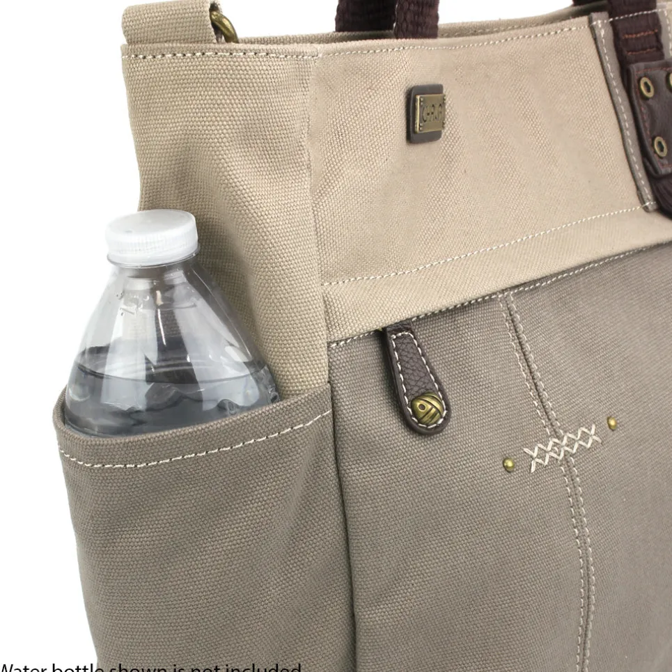 Multi Pocket Tote - Dark Gray