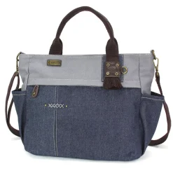 Multi Pocket Tote - Denim