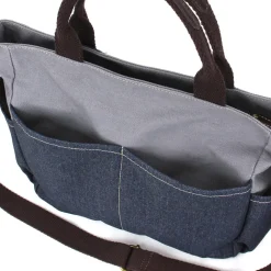 Multi Pocket Tote - Denim
