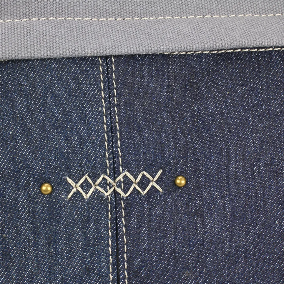Multi Pocket Tote - Denim