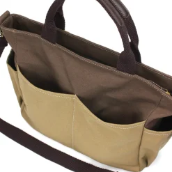 Multi Pocket Tote - Olive