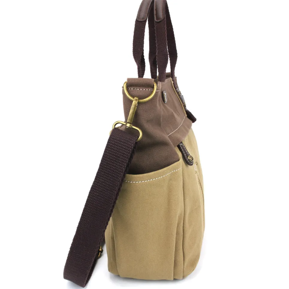 Multi Pocket Tote - Olive