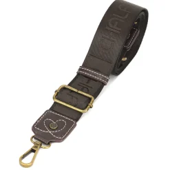 Premium Logo Strap - Dark Brown