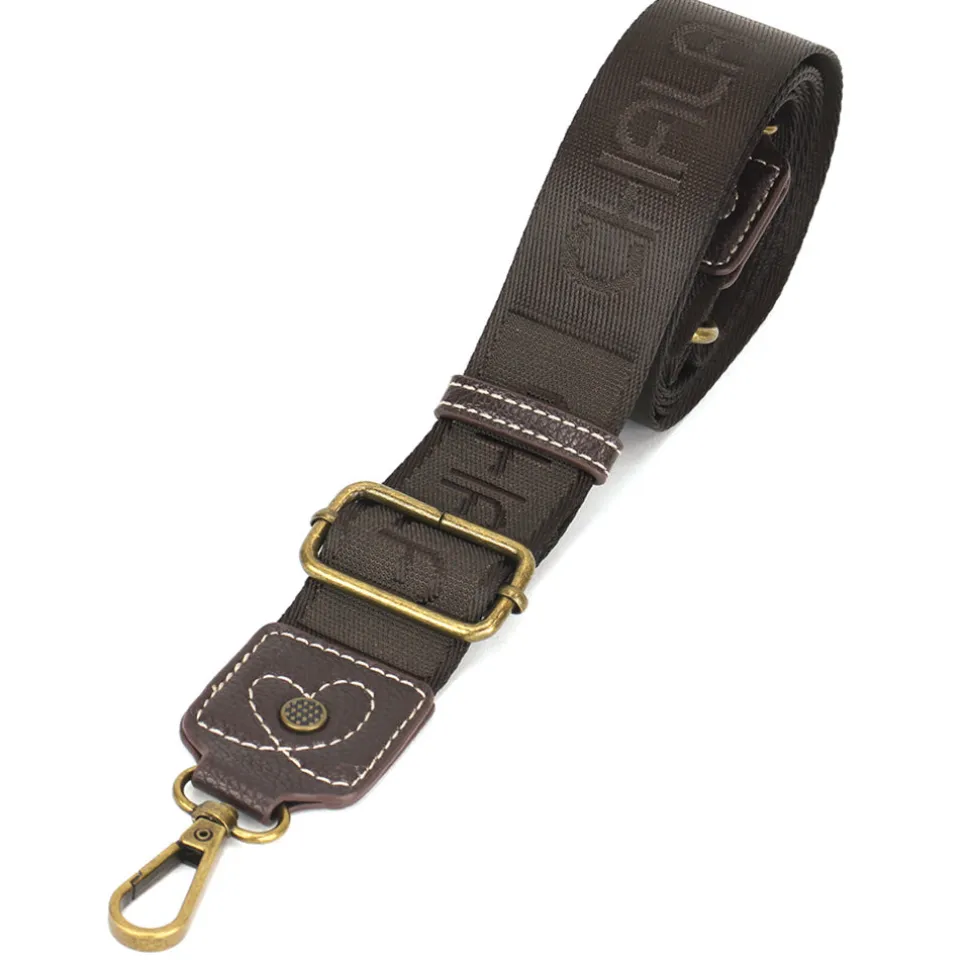 Premium Logo Strap - Dark Brown