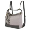 Retro Convertible Purse - Gray