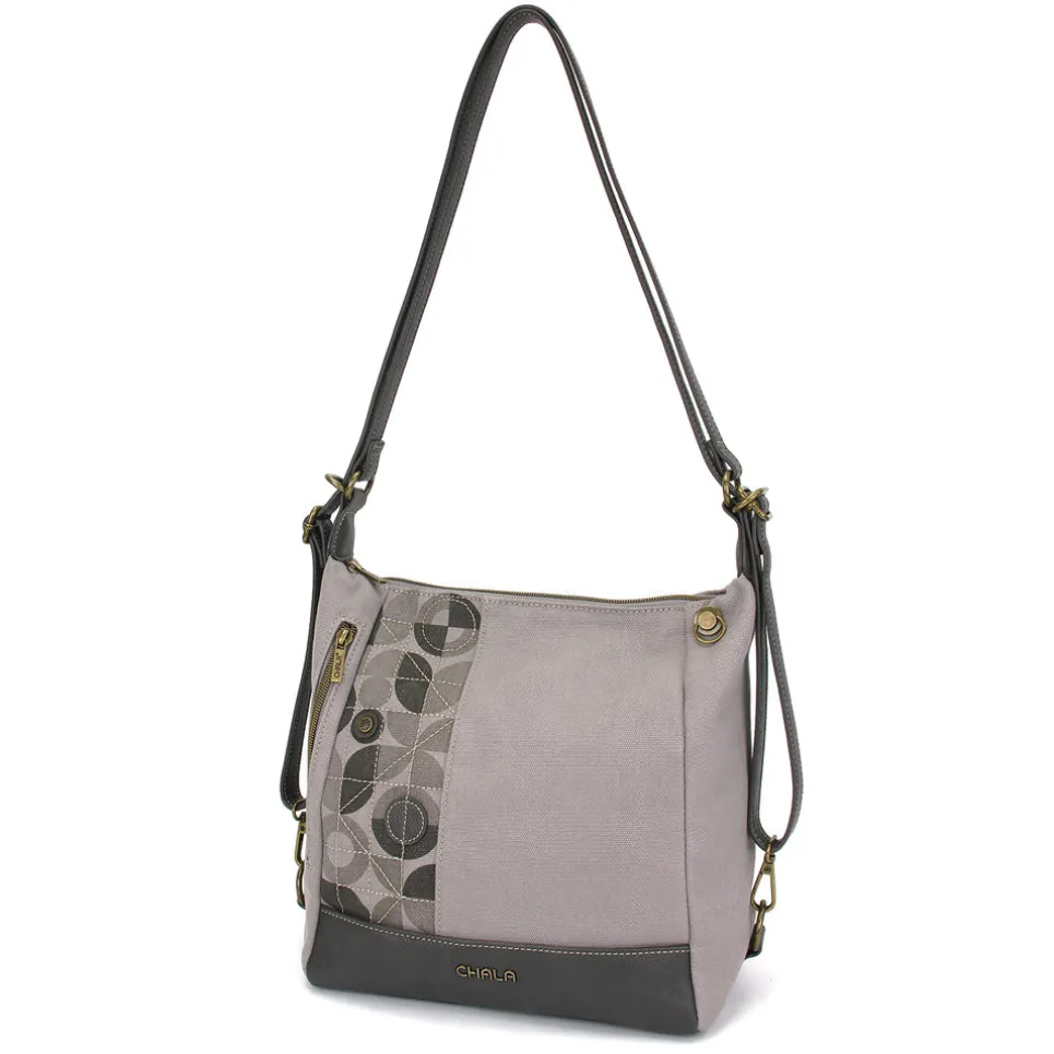 Retro Convertible Purse - Gray