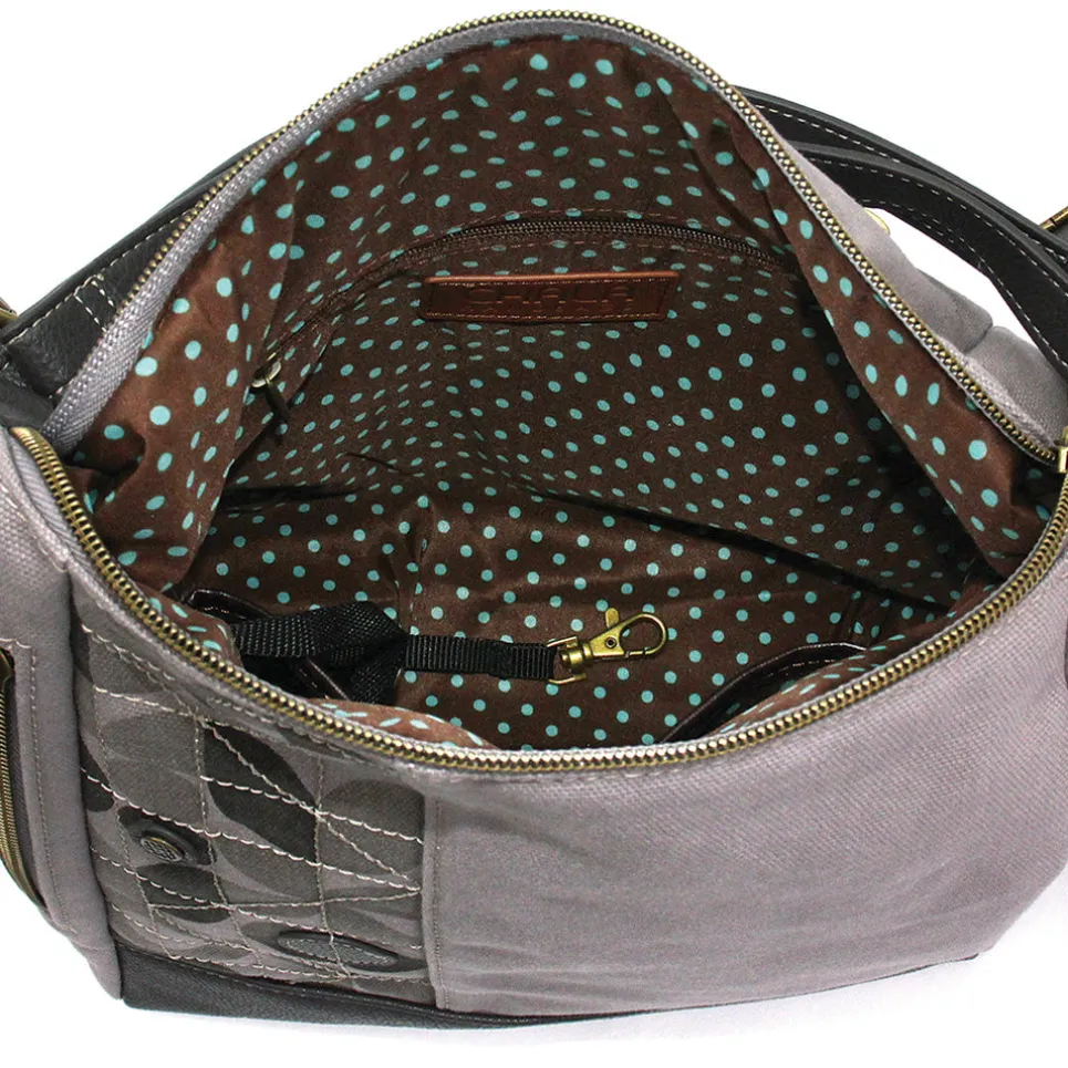 Retro Convertible Purse - Gray