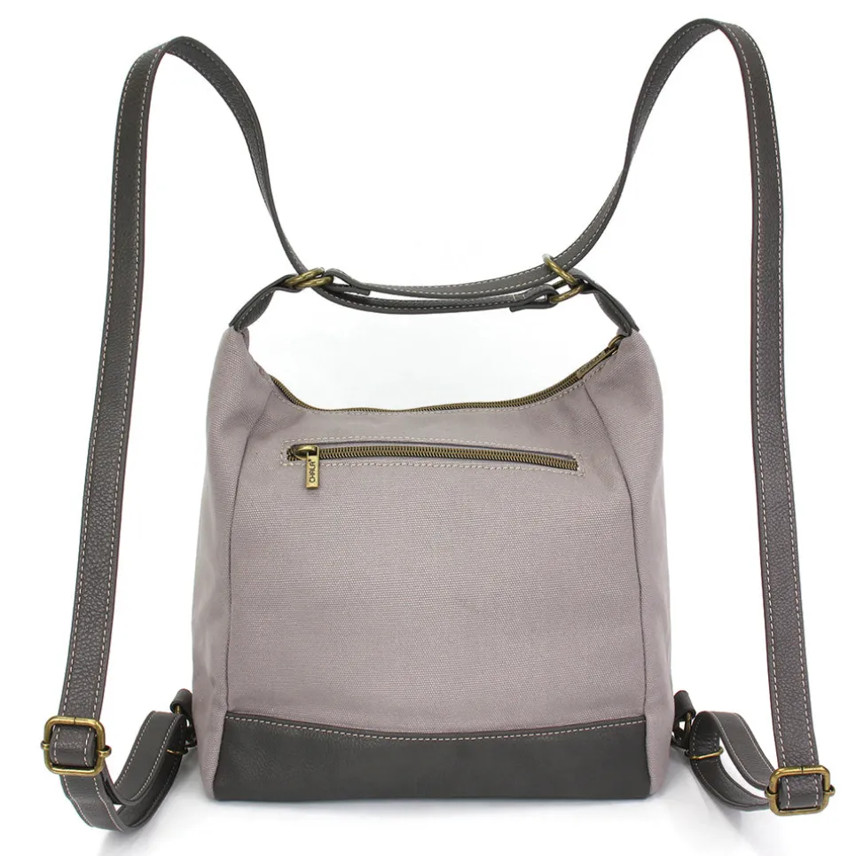 Retro Convertible Purse - Gray