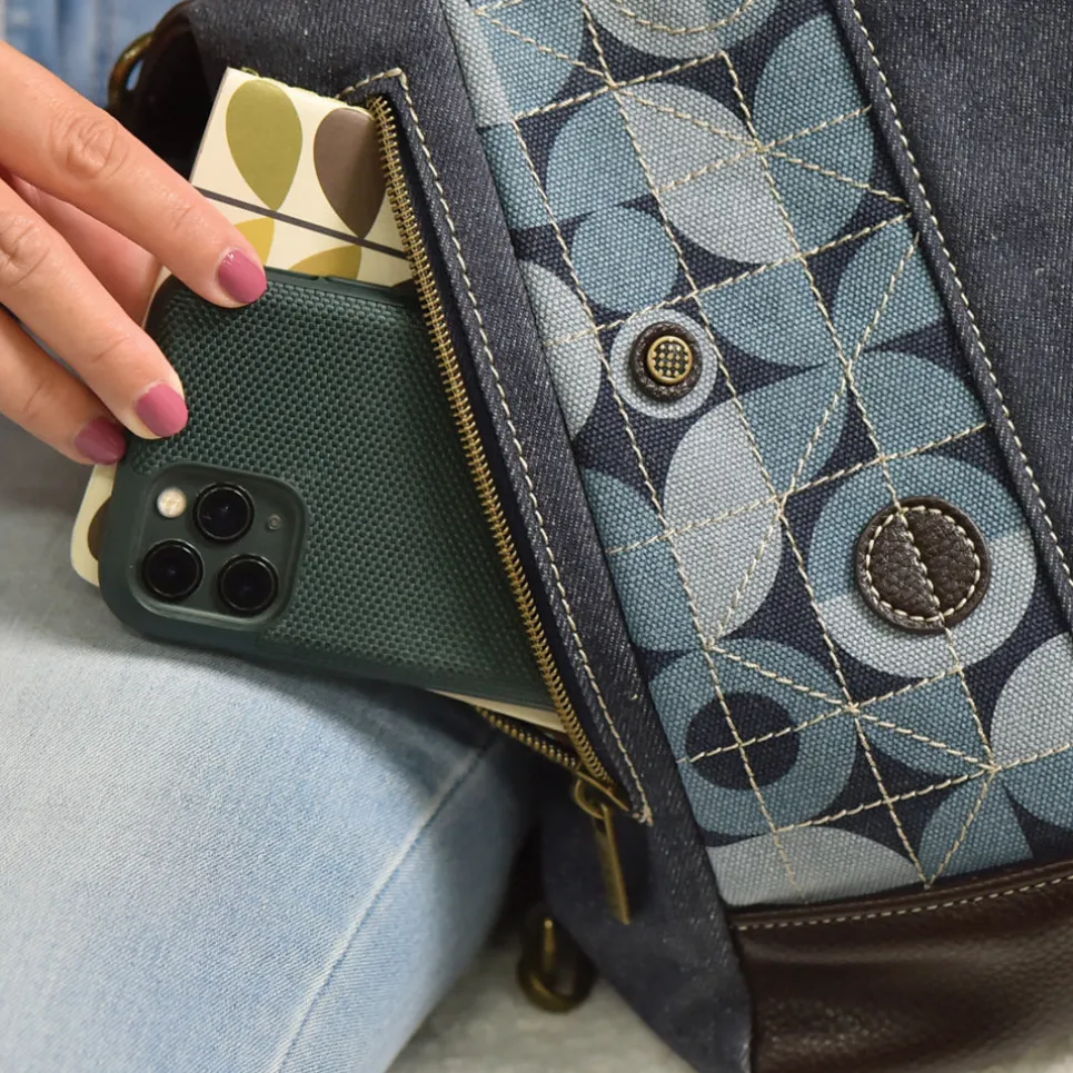 Retro Convertible Purse - Gray